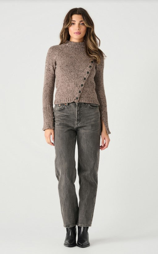Asymetrical Button Sweater SALE