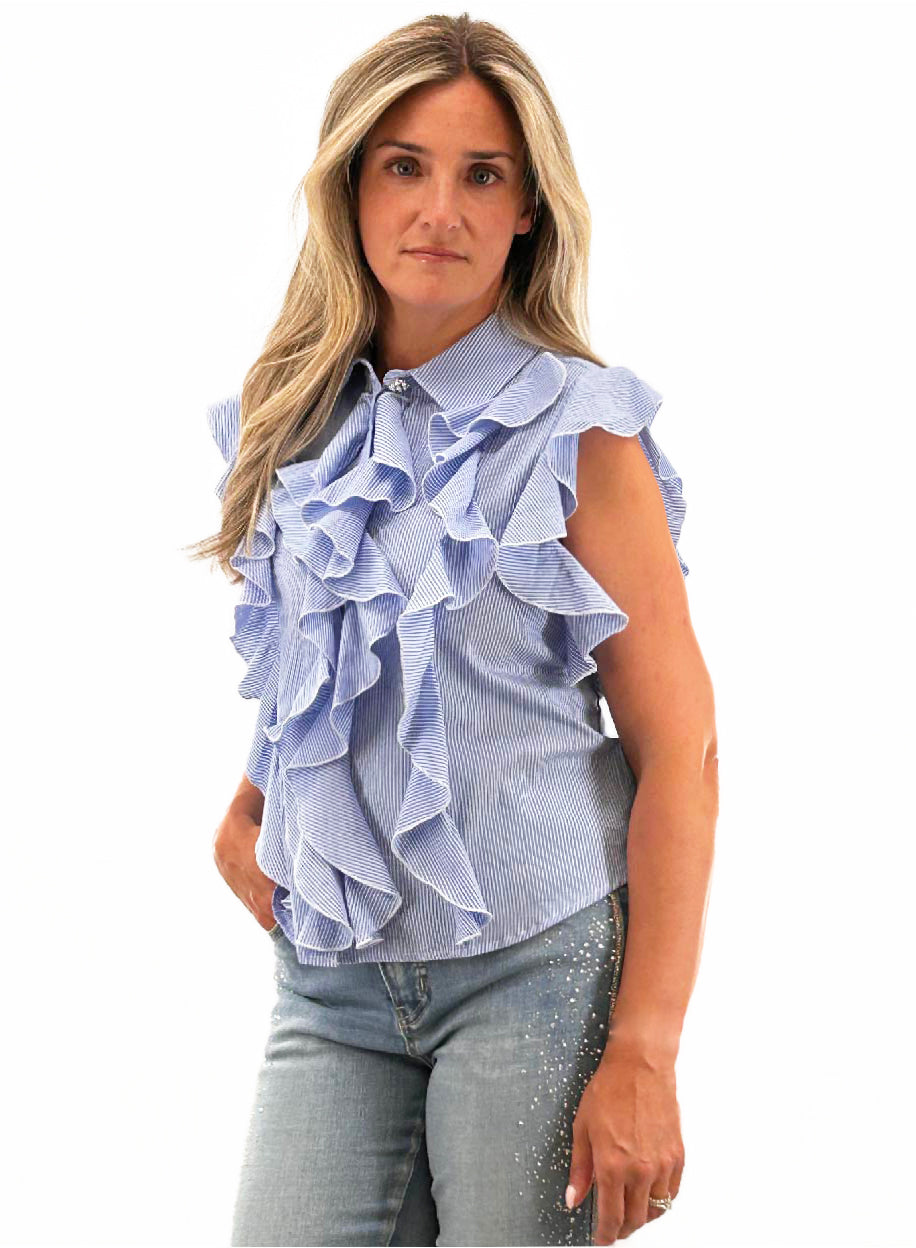 Gabrielle Ruffled Blouse SALE