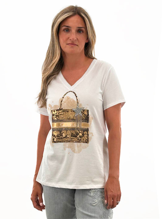 Embellished Knit Tee SALE