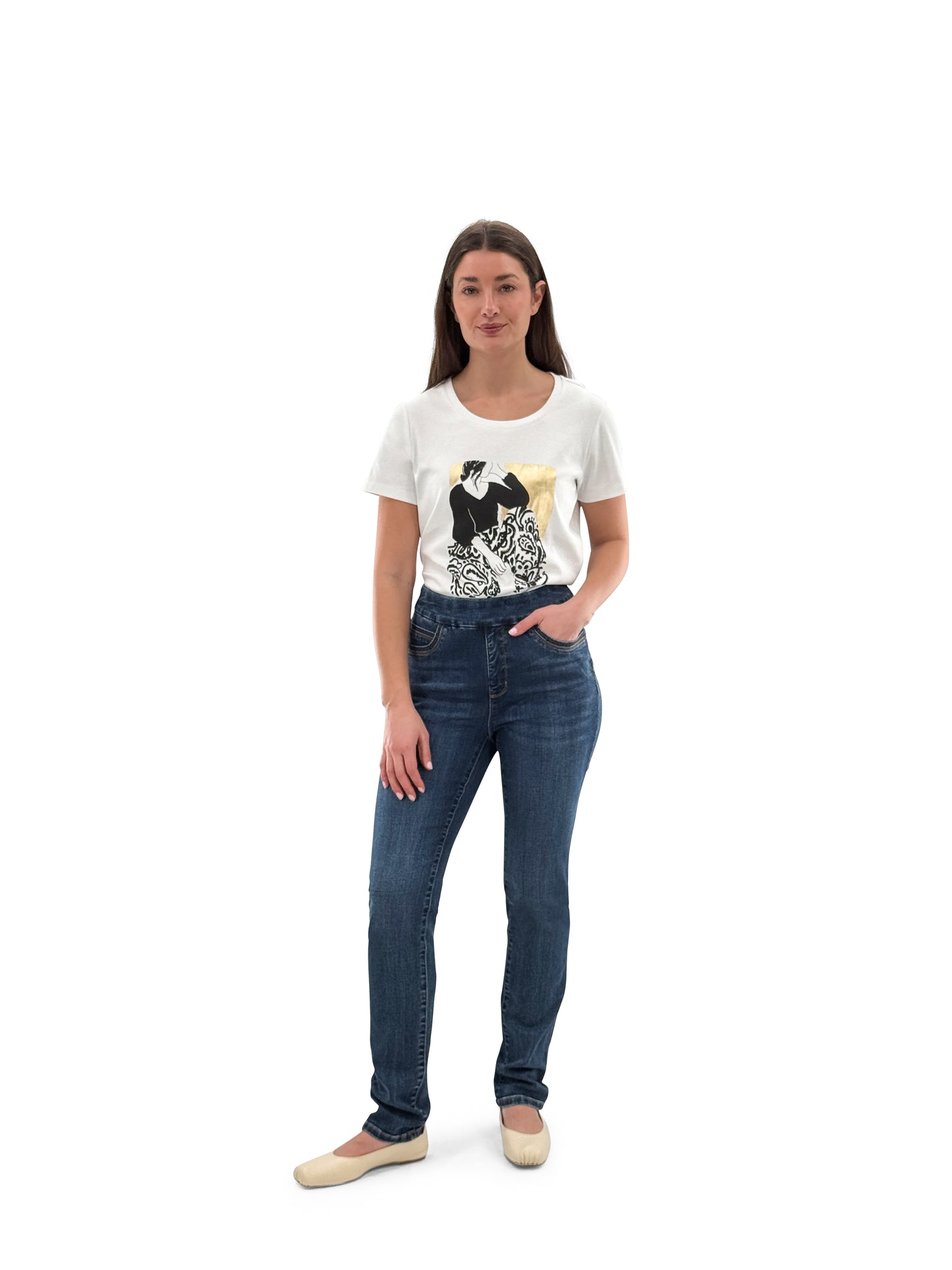 Rochelle Pull On Jean SALE