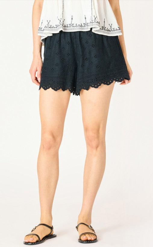 Eyelet Pull On Shorts