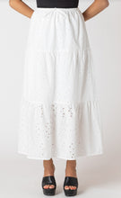 Load image into Gallery viewer, Embroidered Eyelet Maxi Skirt
