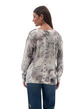 Load image into Gallery viewer, Grey Print Sweater

