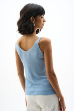 Load image into Gallery viewer, Metallic Knitted Camisole with Rhinestones 252915S26
