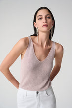 Load image into Gallery viewer, Metallic Knitted Camisole with Rhinestones 252915S26
