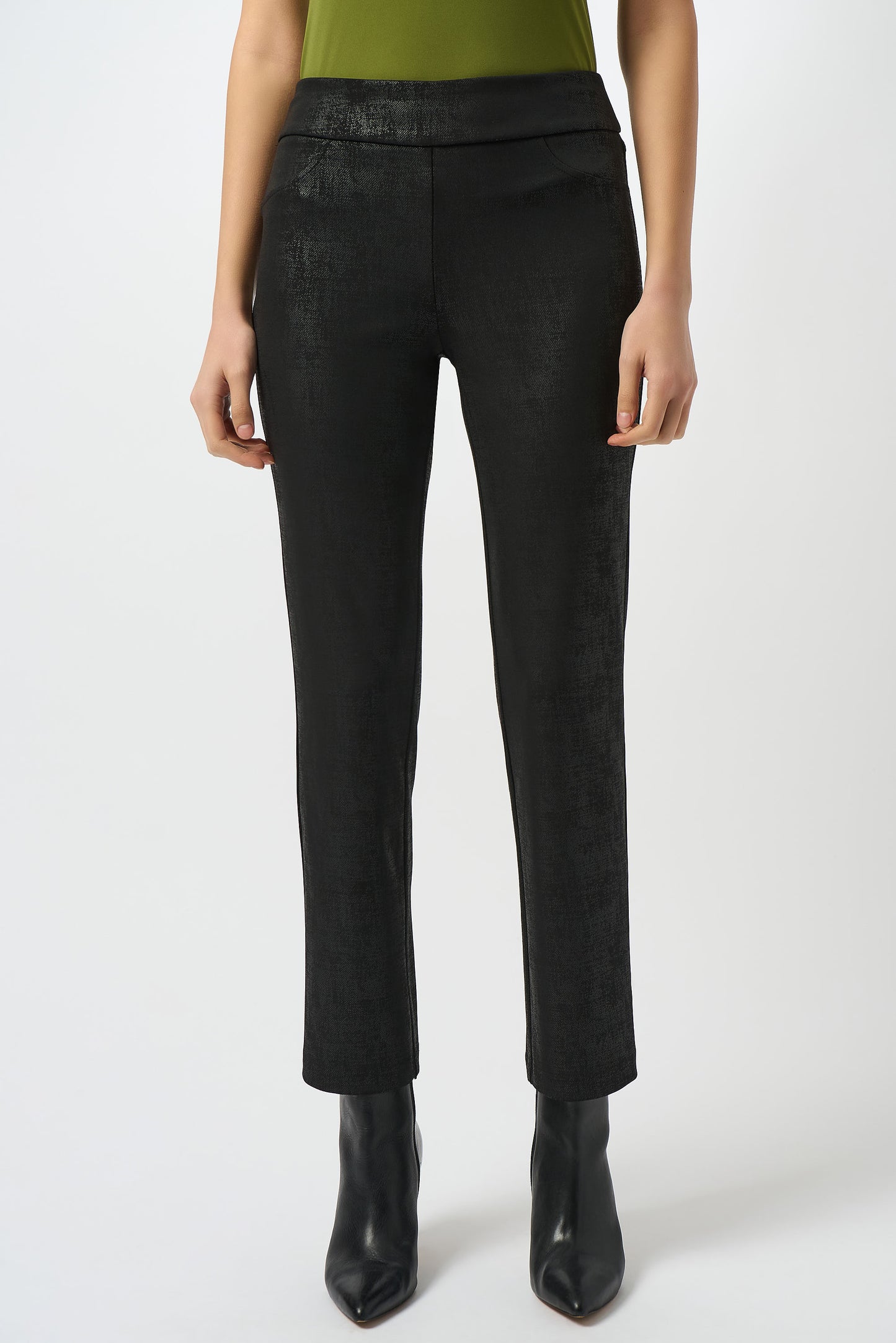 Silky Knit Straight Pull-On Pants 253000-SALE