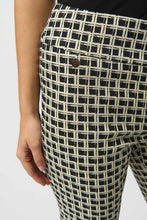 Load image into Gallery viewer, Jacquard Geometric Print Straight Pull-On Pants 253098
