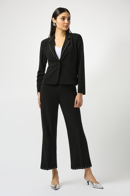 Silky Knit Wide-Leg Pull-On Pants 253192
