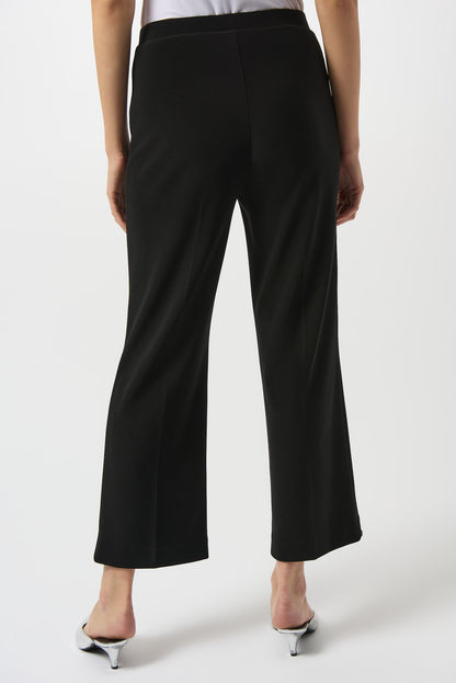 Silky Knit Wide-Leg Pull-On Pants 253192