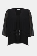 Load image into Gallery viewer, Signature | Layered Chiffon 2 piece set with Rhinestone Detail 253755
