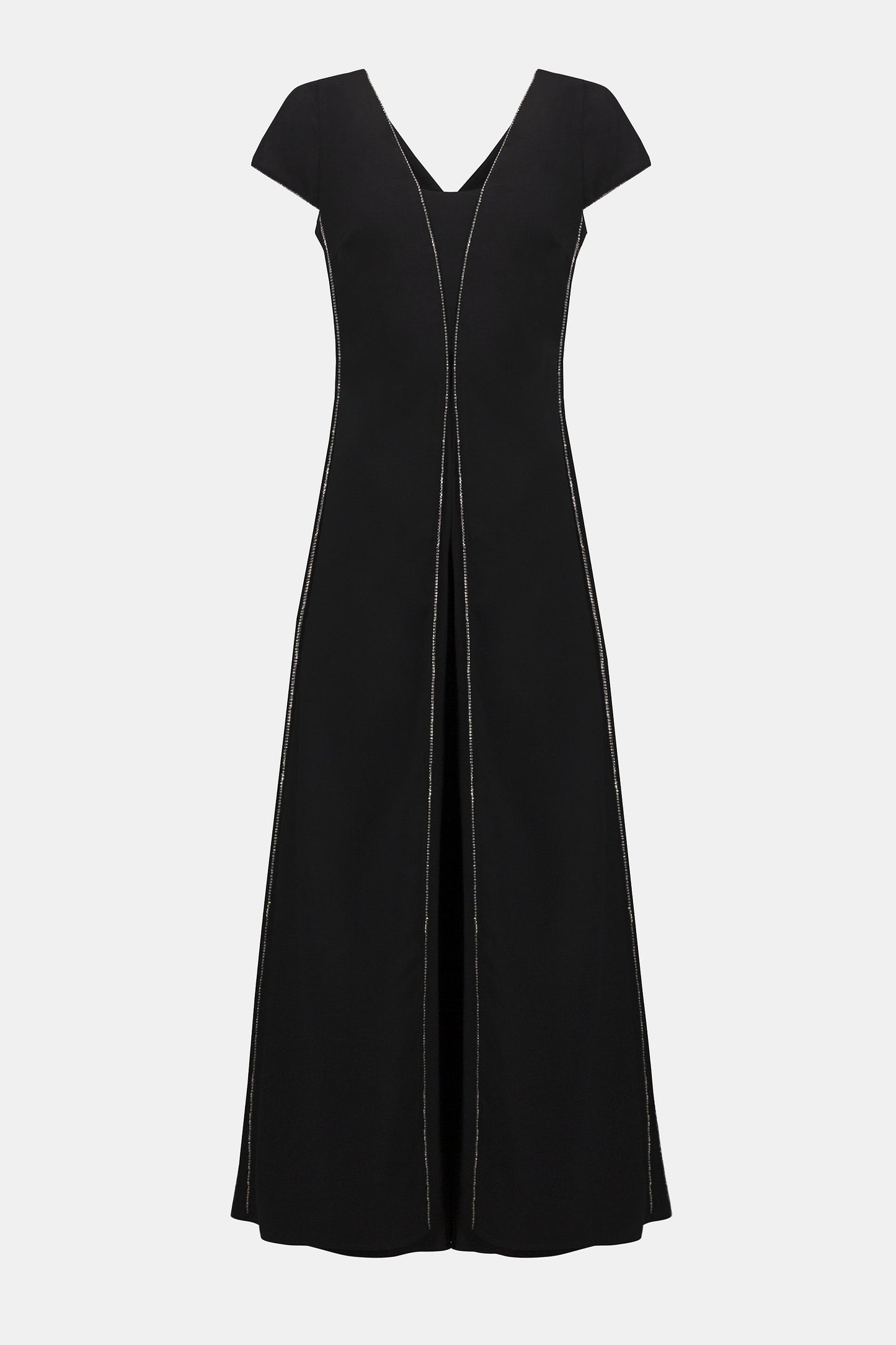 Signature | Woven Wide Leg Jumpsuit with Rhinestone Detail 253757-SALE