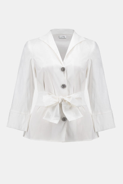 Signature | Stretch Taffeta Fitted Blouse 253797