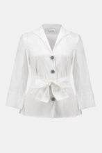 Load image into Gallery viewer, Signature | Stretch Taffeta Fitted Blouse 253797
