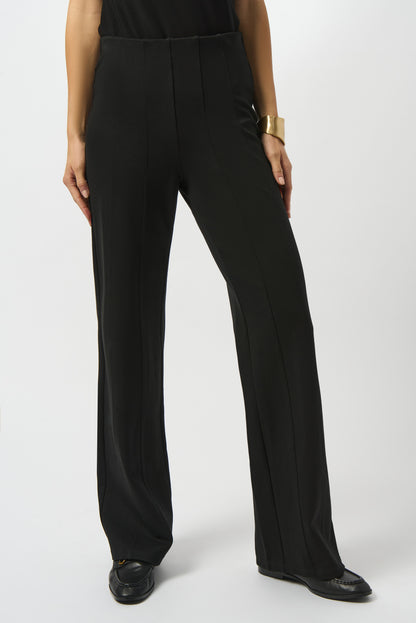 Heavy Knit Wide Leg Pull-On Pants 253919
