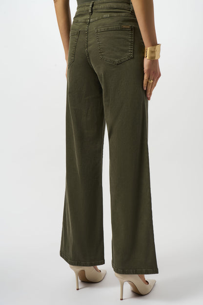 Goldie | Classic Wide-Leg Stretch Denim Jeans 253950-SALE
