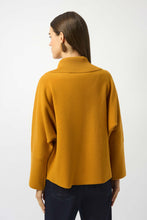 Load image into Gallery viewer, Sweater Knit Boxy Pullover With Zipped Collar 253963
