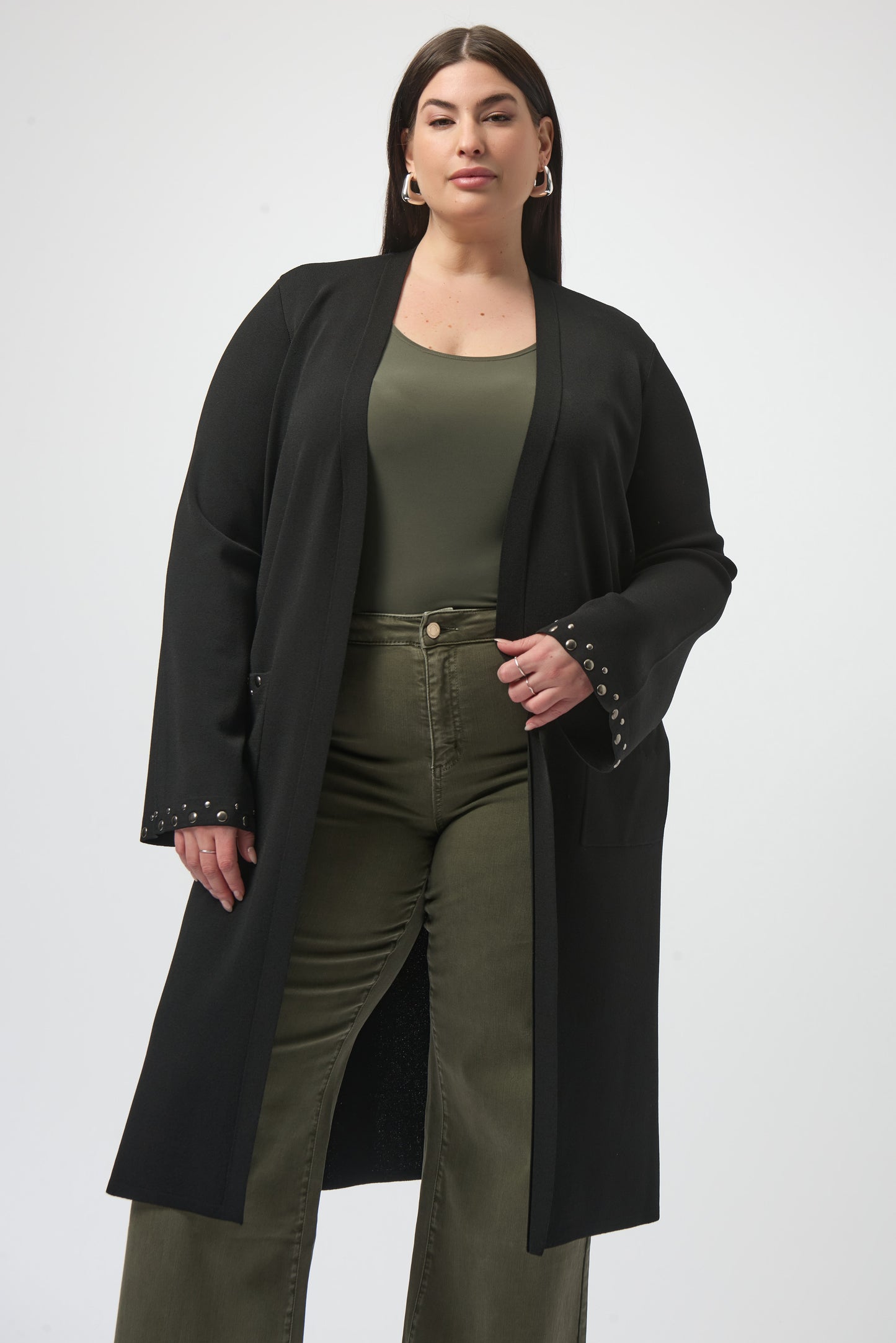 Sweater Knit Open-Front Cover Up 253990-SALE