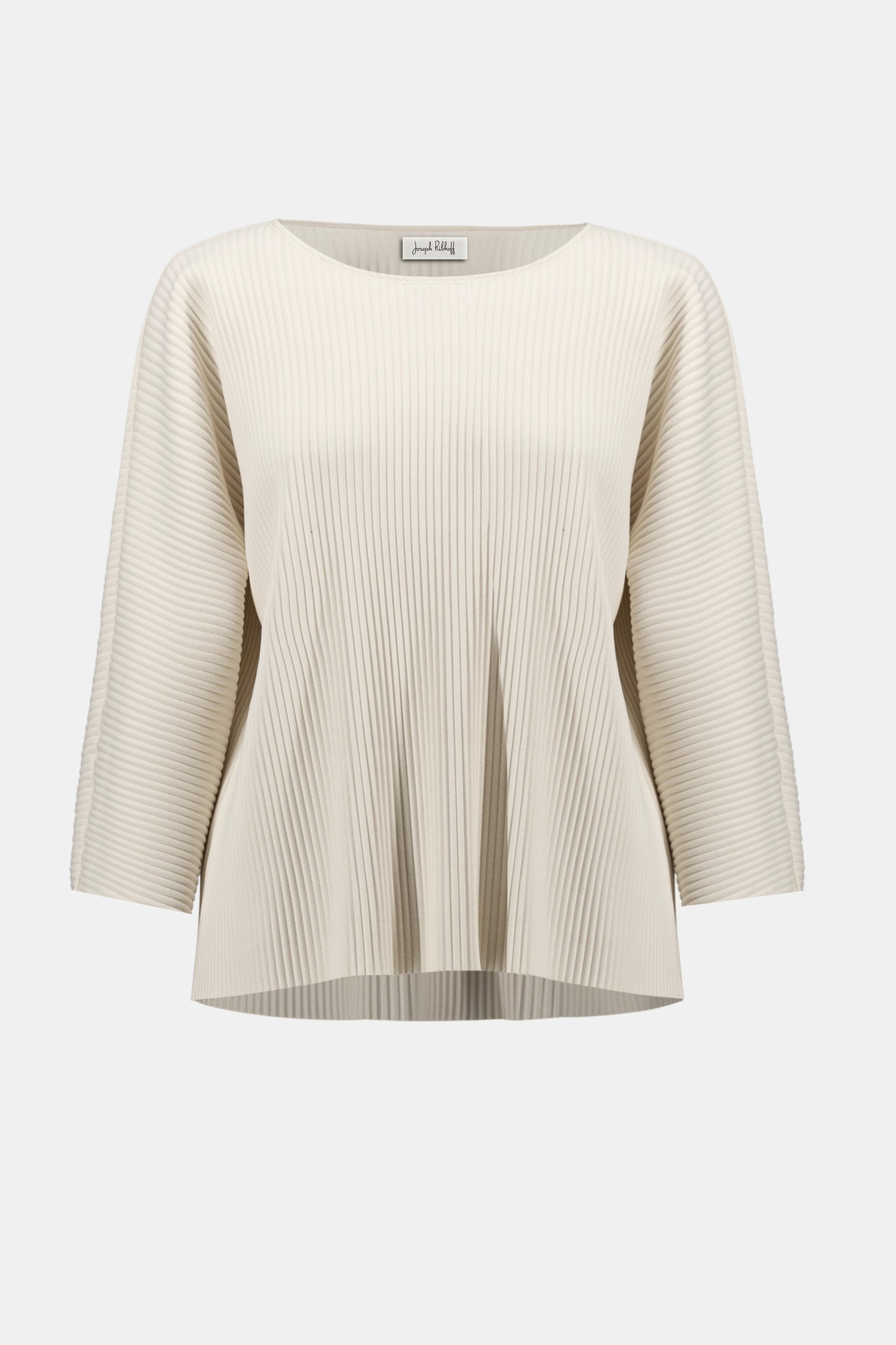 Pleated Scuba Crepe Boxy Top 254210