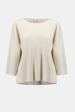 Load image into Gallery viewer, Pleated Scuba Crepe Boxy Top 254210
