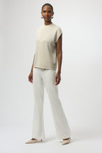 Load image into Gallery viewer, Sweater Knit Sleeveless Pullover with Iron-On Detail 254935
