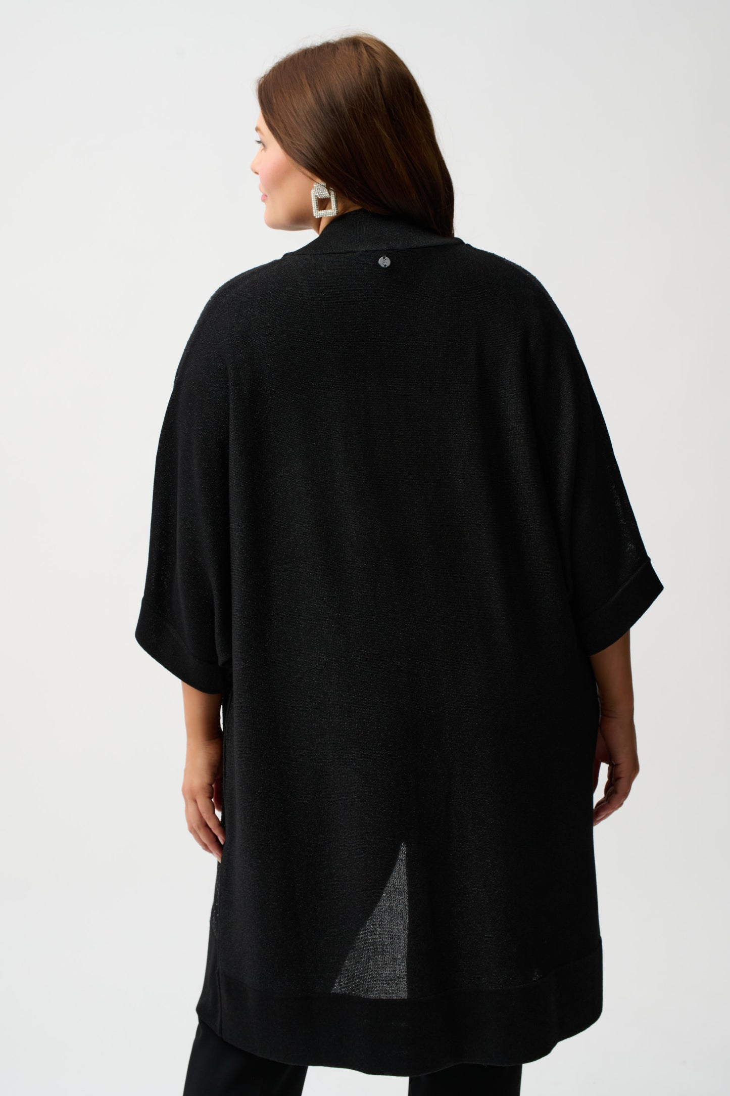 Sweater Knit Cover-Up with Iron-On Detail 254937