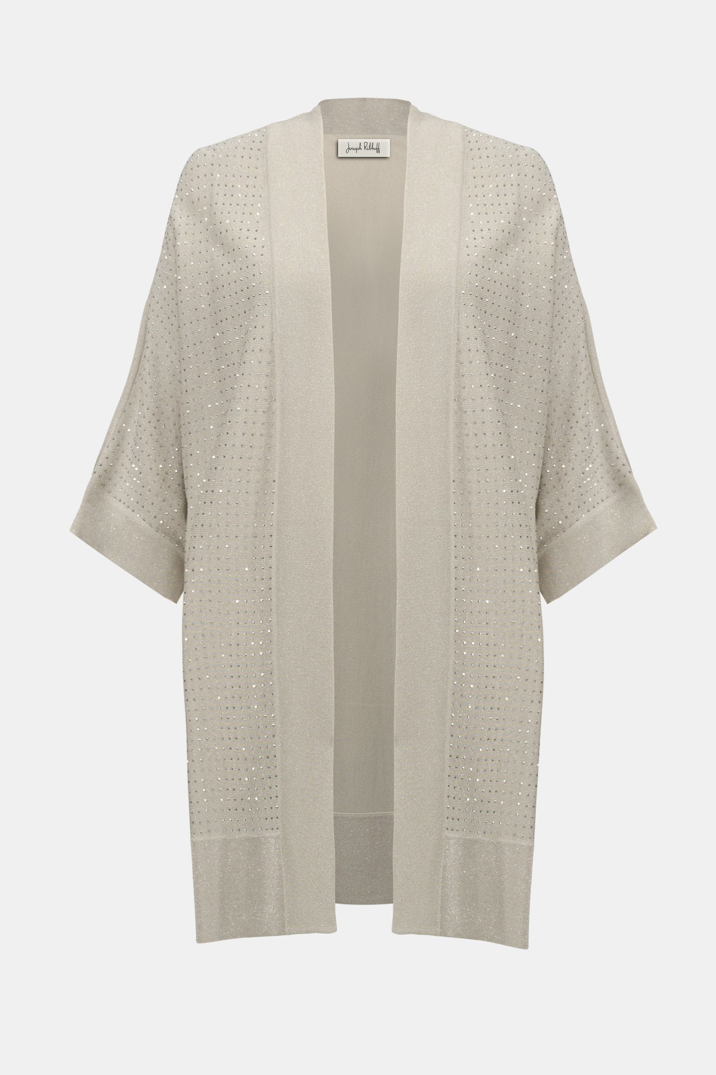 Sweater Knit Cover-Up with Iron-On Detail 254937