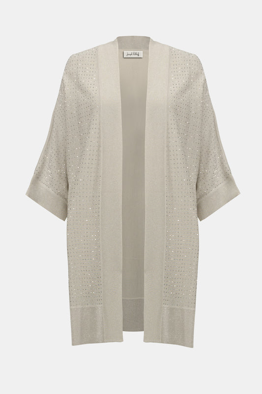 Sweater Knit Cover-Up with Iron-On Detail 254937