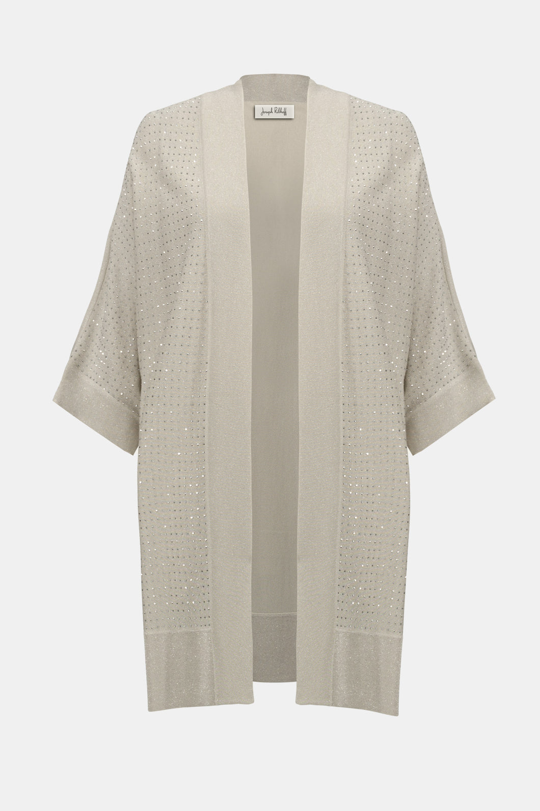 Sweater Knit Cover-Up with Iron-On Detail 254937