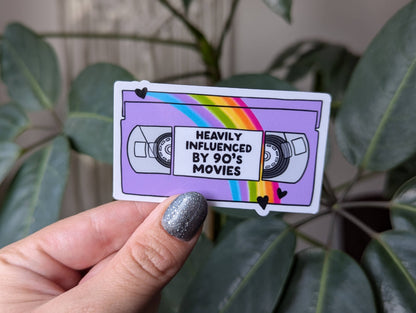 Sticky Moods - Heavily influenced by 90s movies sticker, nostalgia, y2k