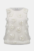 Load image into Gallery viewer, Novelty Sleeveless Top With 3D Floral Embroidery 261220
