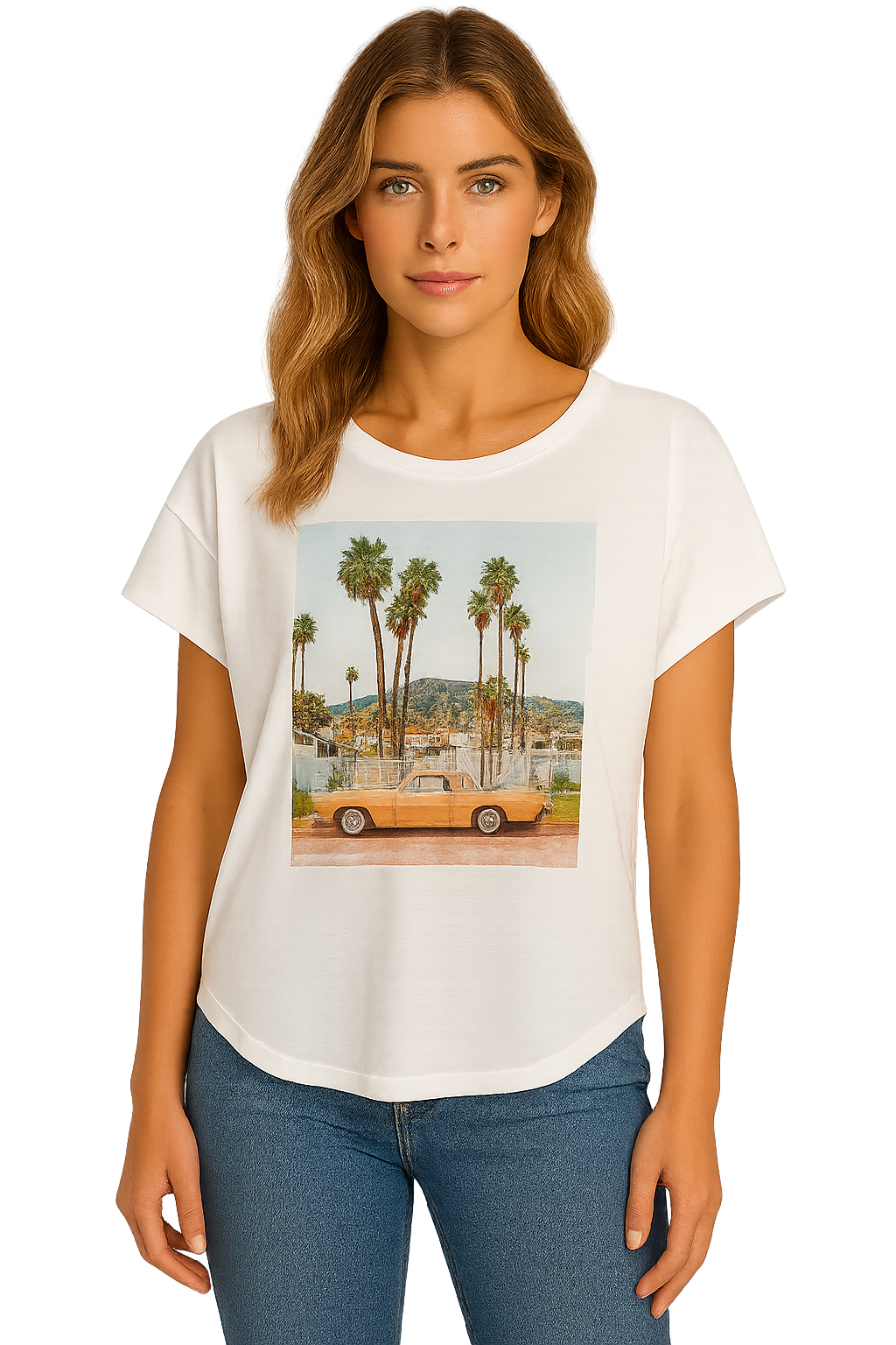 Palm/Car T-shirt 261221