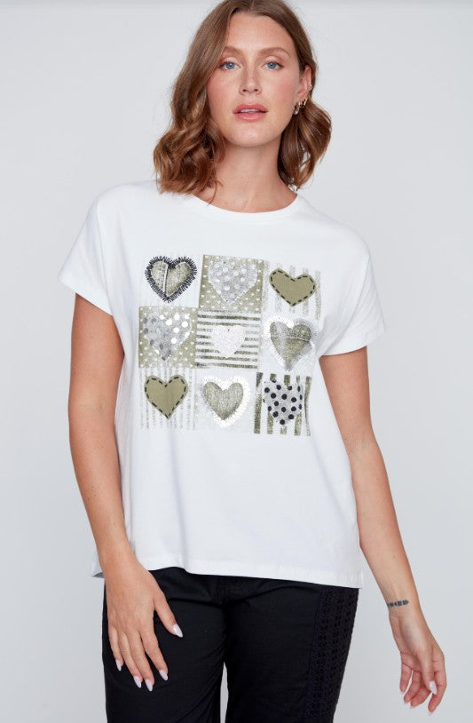 Heart Patchwork Tshirt