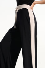 Load image into Gallery viewer, Silky Knit Color Block Wide Leg Pull-On Pants 261612
