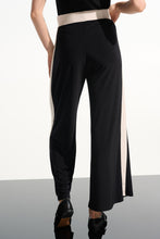 Load image into Gallery viewer, Silky Knit Color Block Wide Leg Pull-On Pants 261612
