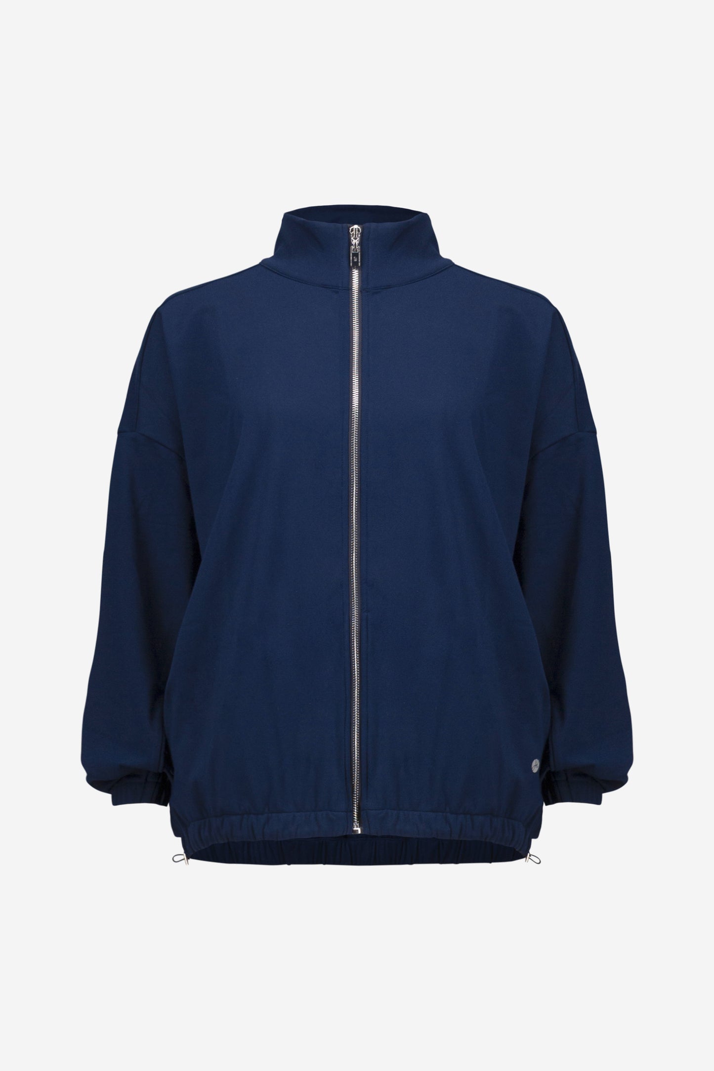 Stretch Nylon Boxy Mock Neck Outdoor Jacket 261647
