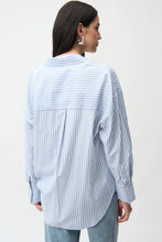 Load image into Gallery viewer, Tencel Stripe Print Boxy Blouse 261931
