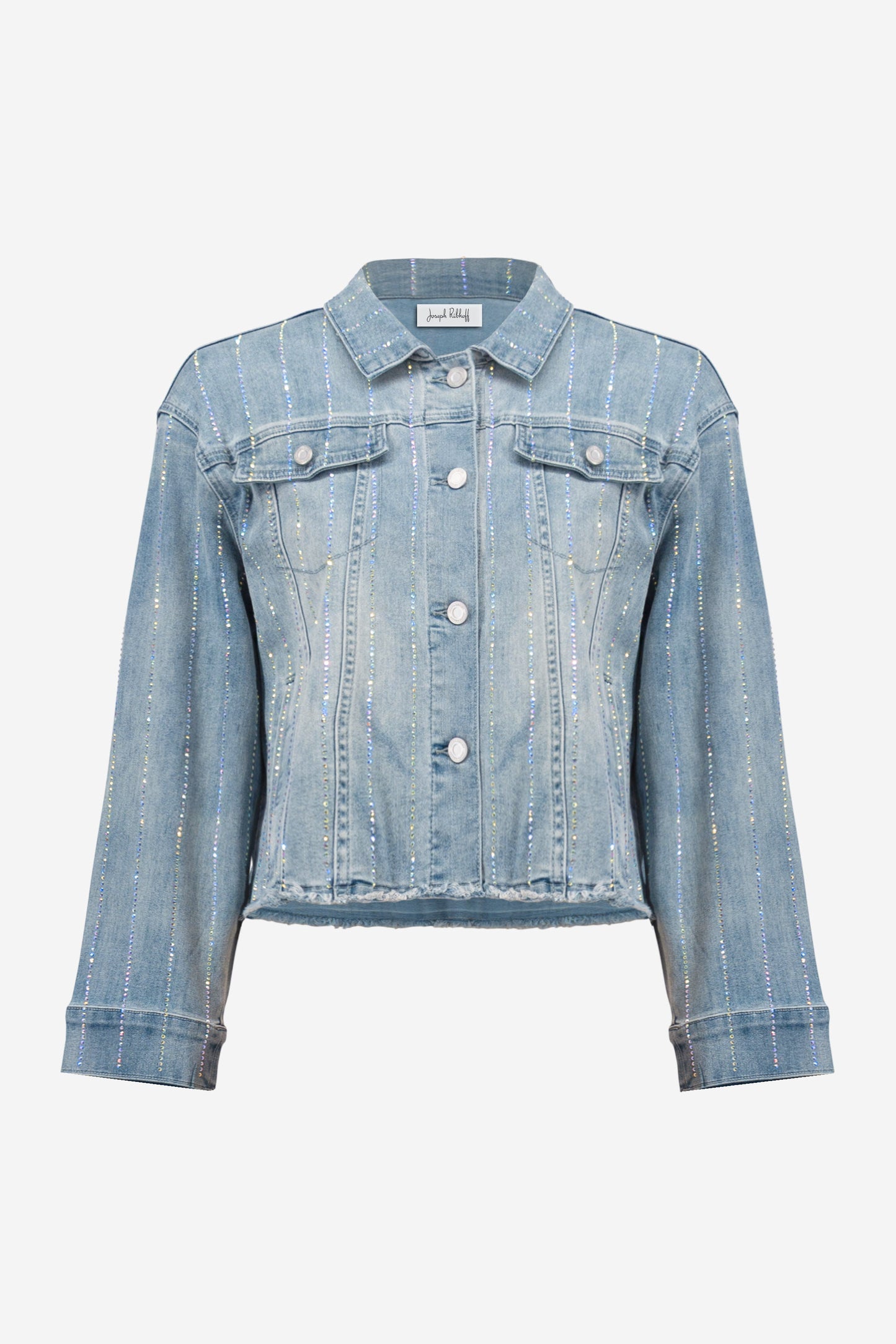 Denim Jacket With Rhinestones 261958