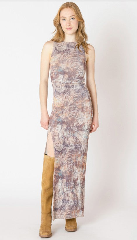 Sara Shirred Mesh Dress 2622002