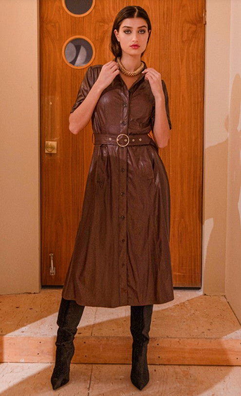 Victoria Belted Shirt Dress 2622003