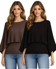 Julia Sweater With Overlay-262216