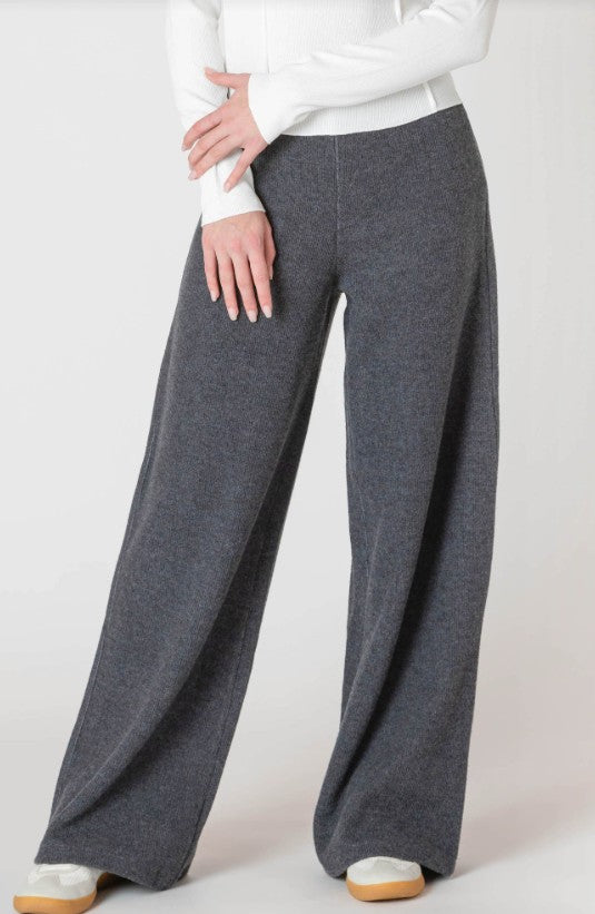 Jeannie Wide Leg Ribbed Pant 2622215