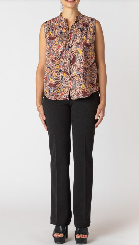 Wrap Blouse in Harvest Paisley SALE