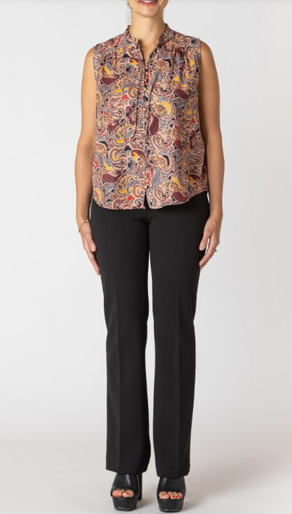Wrap Blouse in Harvest Paisley SALE