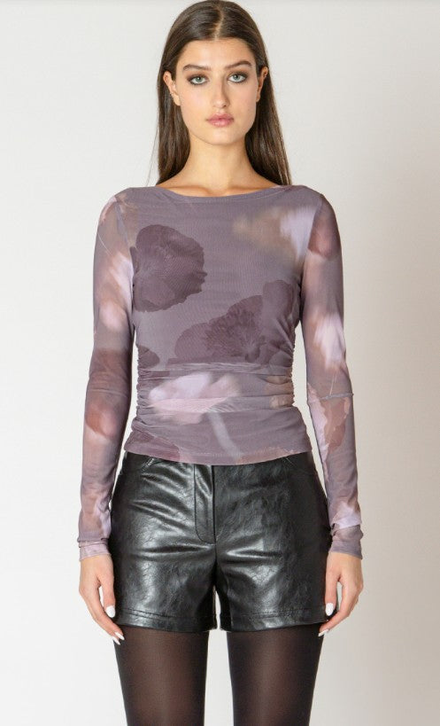 Printed Mesh Top 2624004