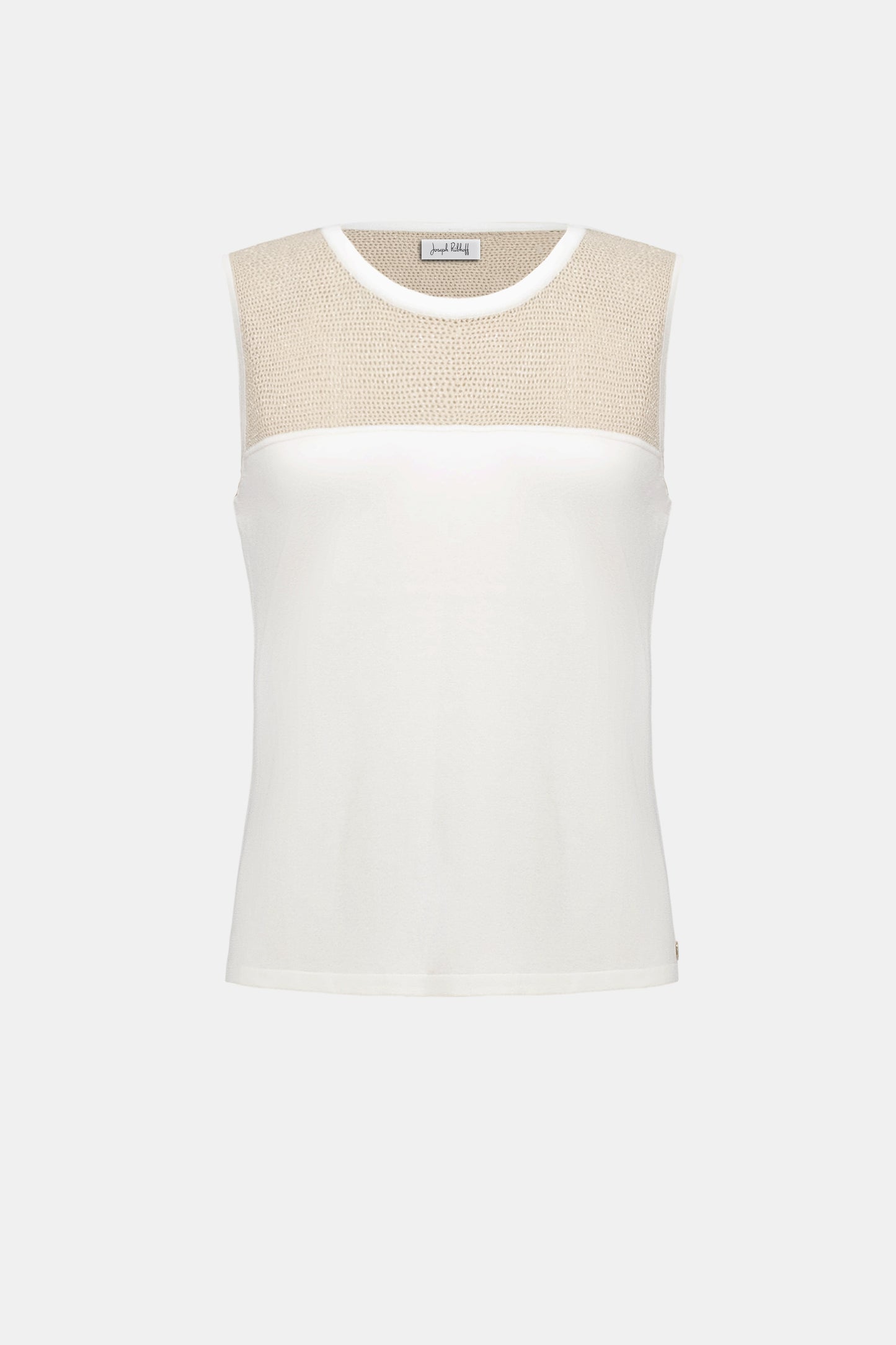 Soft Knit Straight Cami With Mesh Yoke 262612