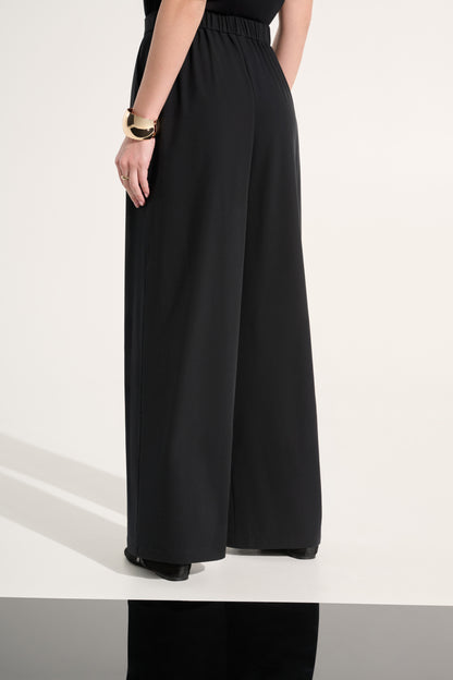 Stretch Woven Pull-On Wide Leg Pants 262622
