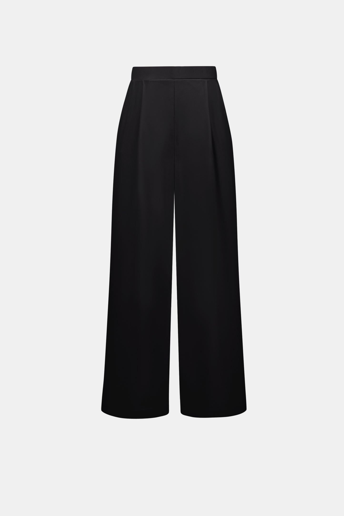 Stretch Woven Pull-On Wide Leg Pants 262622