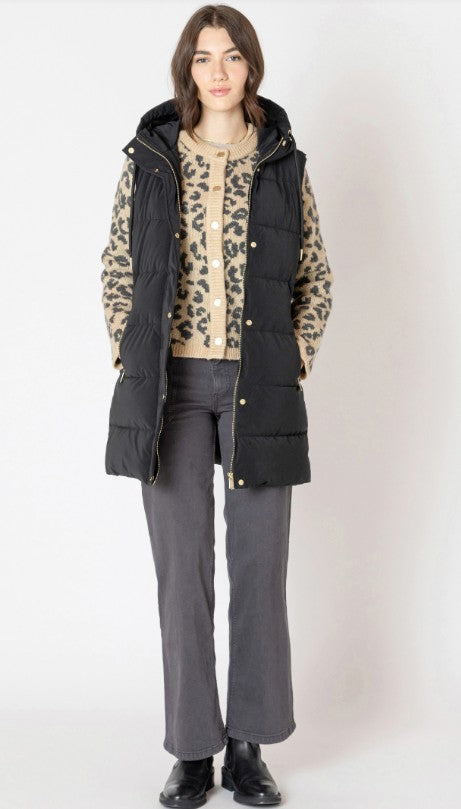 Val Hooded Puffer Vest 2629005-SALE