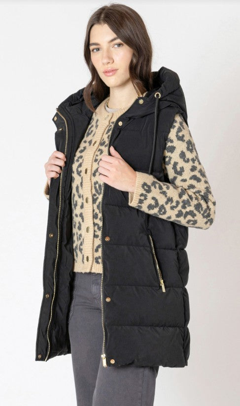 Val Hooded Puffer Vest 2629005-SALE