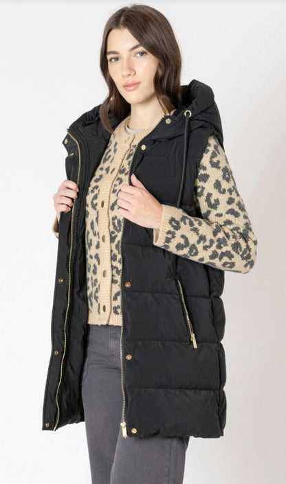 Val Hooded Puffer Vest 2629005-SALE